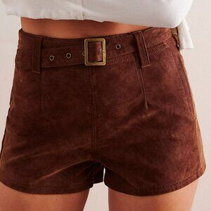 We the Free Jada Suede Micro Shorts